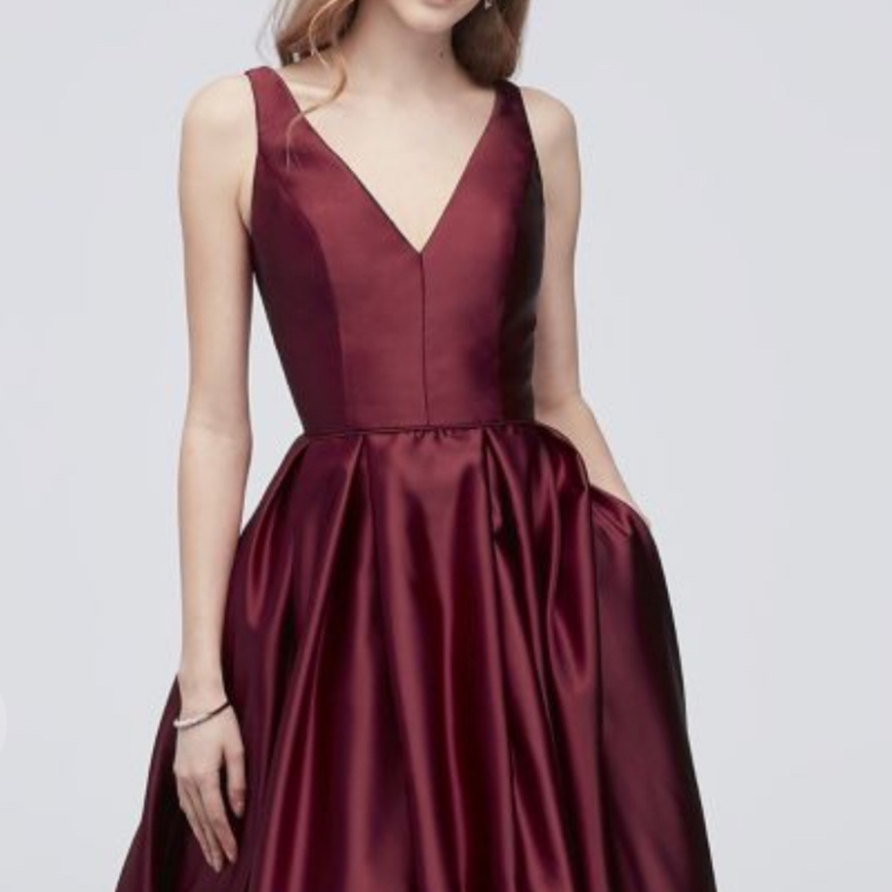 Betsy & Adam Formal Dress Burgundy Size #2 - NEW!